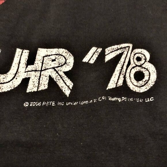 𝅺Women's The Rolling Stones A Bigger Bang Glasgow 2006 Lips T-Shirt Size Large - Picture 3 of 6